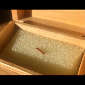 BVLA rose gold threaded rectangular end